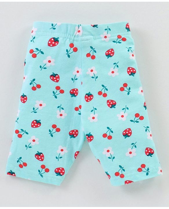 Babyhug Ankle Length Three Fourth Leggings Dot Print Pack Of 3 - Multicolor