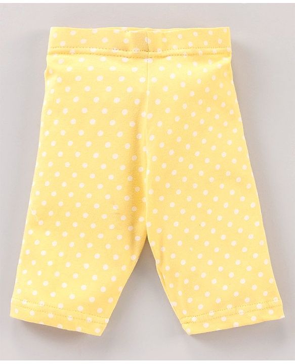 Babyhug Three Fourth Length Leggings Printed Pack of 3 - Multicolour