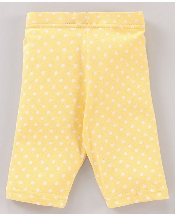 Babyhug Three Fourth Length Leggings Printed Pack of 3 - Multicolour