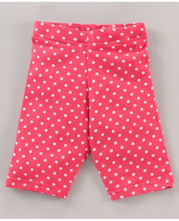 Babyhug Three Fourth Length Lycra Leggings Pack of 3 - Multicolor