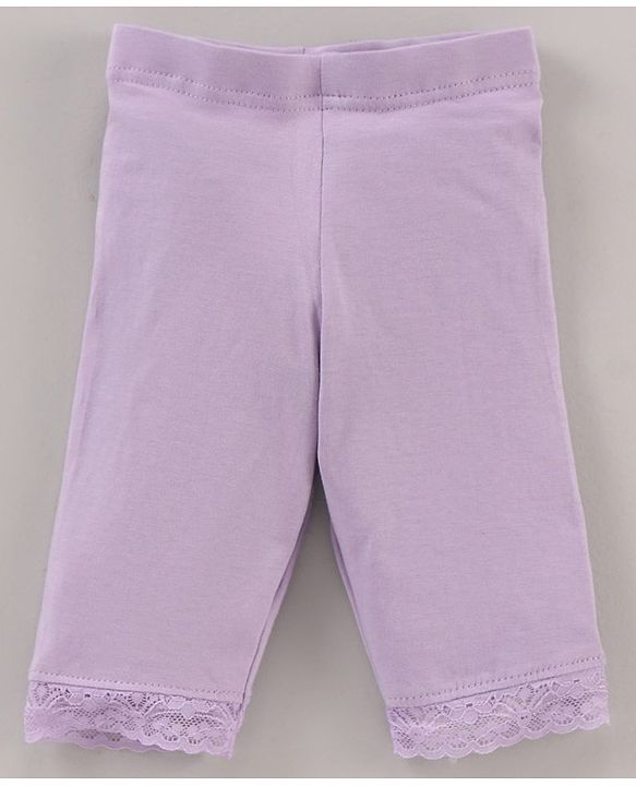 Babyhug Three Fourth Length Lycra Leggings Pack of 3 - Multicolor