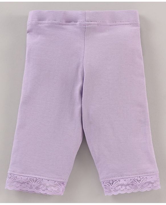 Babyhug Three Fourth Length Lycra Leggings Pack of 3 - Multicolor