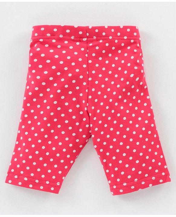 Babyhug Ankle Length Three Fourth Leggings Butterfly Print Pack Of 3 - Multicolor