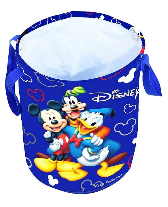 Babyhug Disney Laundry Bag with Mickey & Friends Print - Blue
