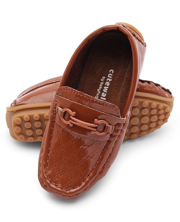Cute Walk by Babyhug Formal Shoes - Brown