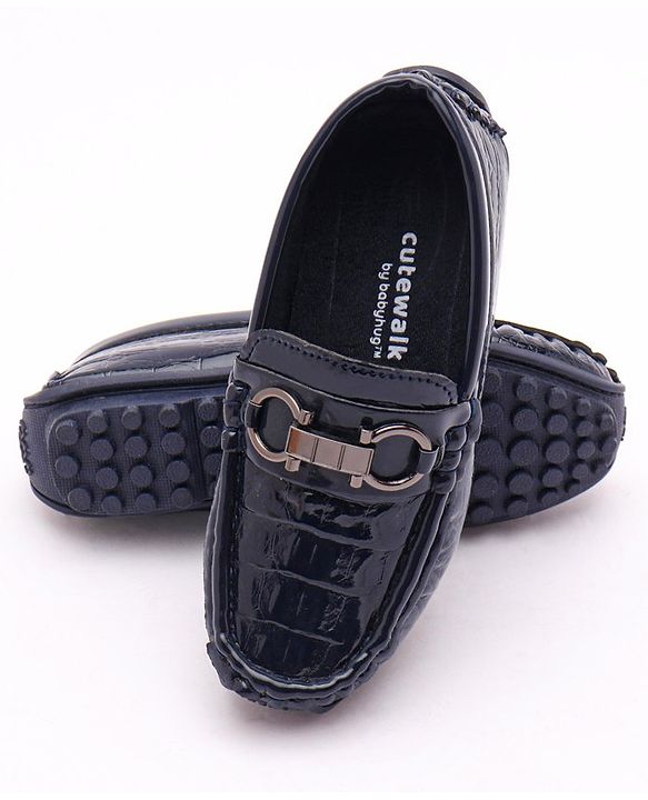 Cute Walk by Babyhug Slip On Formal Wear Shoes - Black