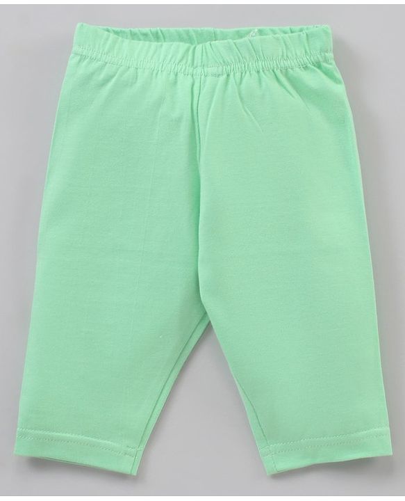 Babyhug Cotton Knit Three Fourth Length Leggings Solid & Strawberry Printed Pack Of 3 - Multicolour