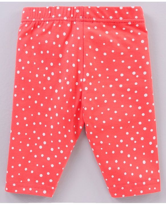 Babyhug Cotton Knit Three Fourth Length Leggings Multi Print Pack of 3 - Multicolour
