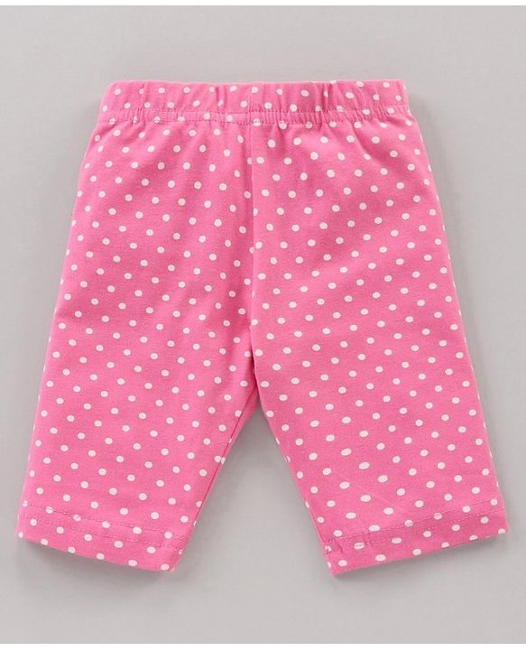 Babyhug Three Fourth Leggings Printed Pack of 3 -  Multicolour