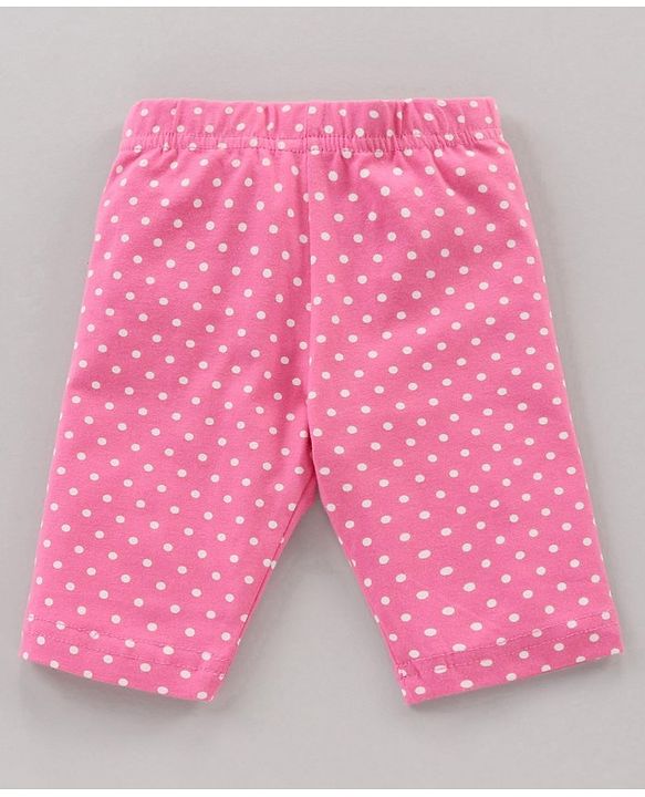 Babyhug Three Fourth Leggings Printed Pack of 3 -  Multicolour