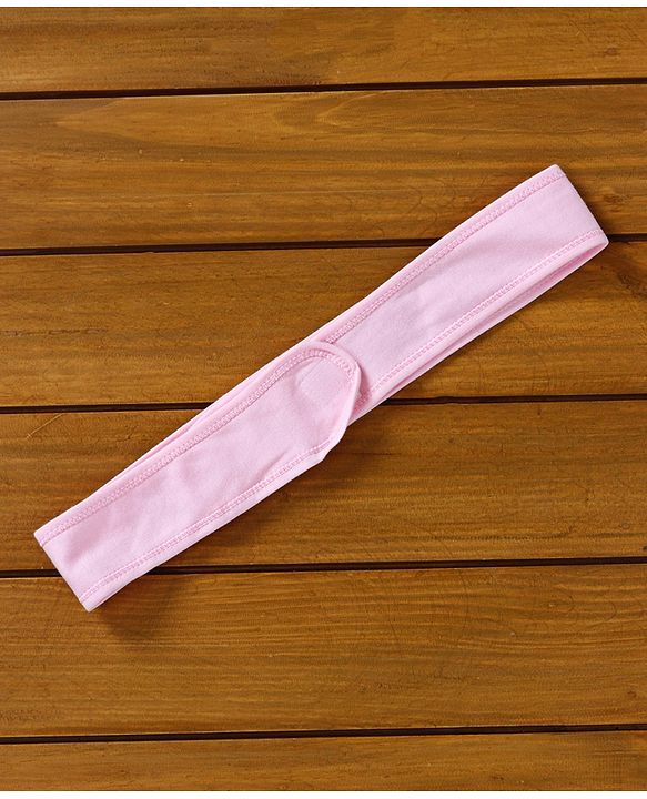 Babyhug Hooded Wrapper Striped - Pink - L 80 x B 80 cm Multi Color