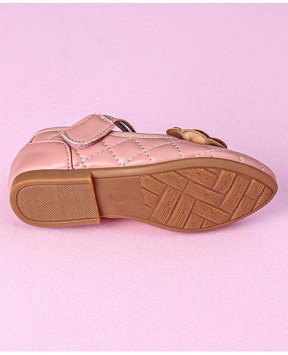 Cute Walk by Babyhug Sandals with Bow Applique - Pink