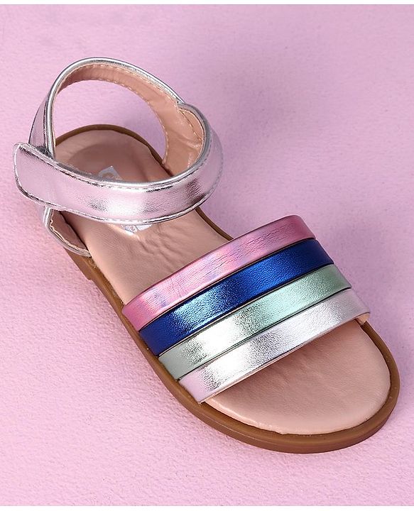 Cute Walk by Babyhug Sandals- Silver