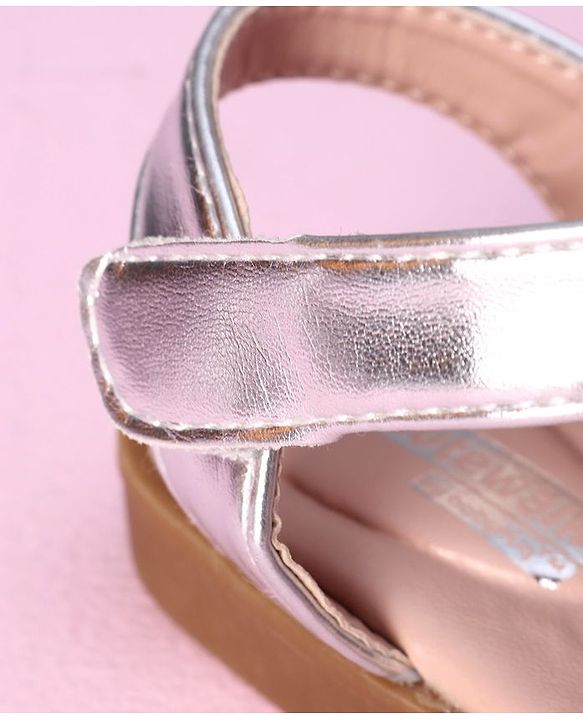 Cute Walk by Babyhug Sandals- Silver