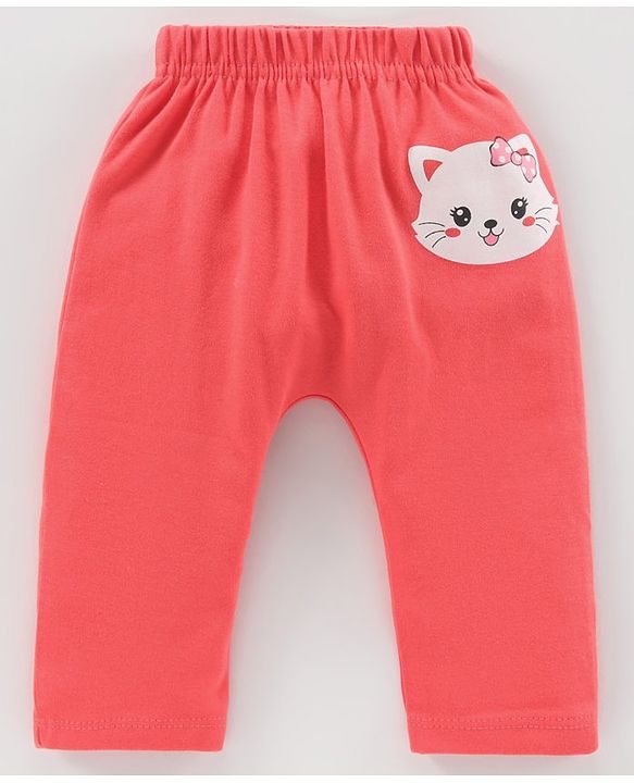 Babyhug Full Length Knit Diaper Leggings Multi Print Pack Of 3 - Multicolor