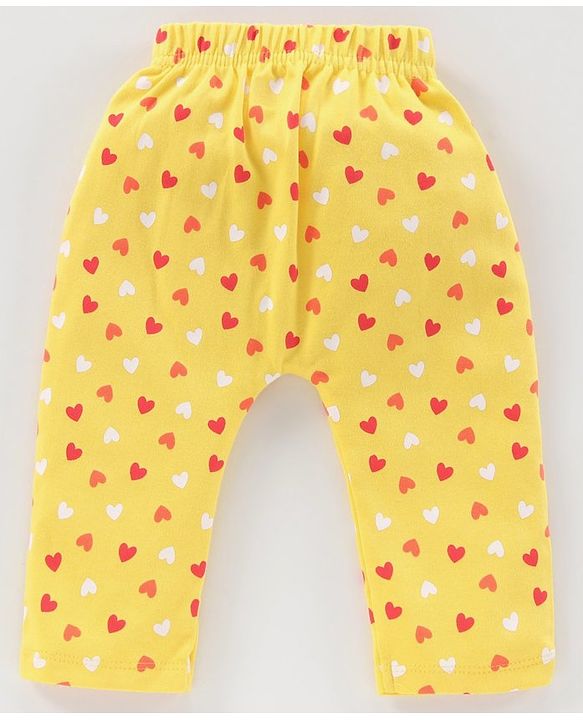 Babyhug Full Length Knit Diaper Leggings Multi Print Pack Of 3 - Multicolor