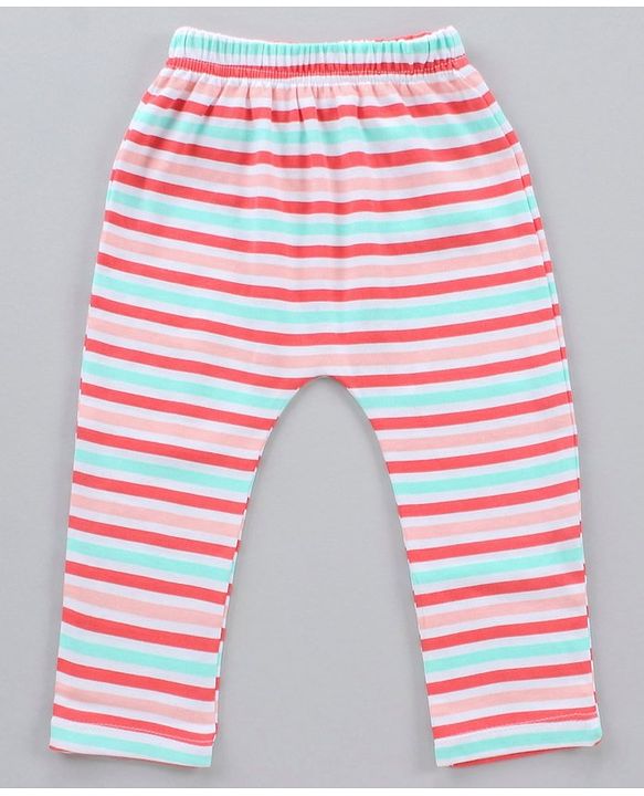 Babyhug Full Length Knitted Diaper Pants Multiptint Pack of 5 - Multicolor