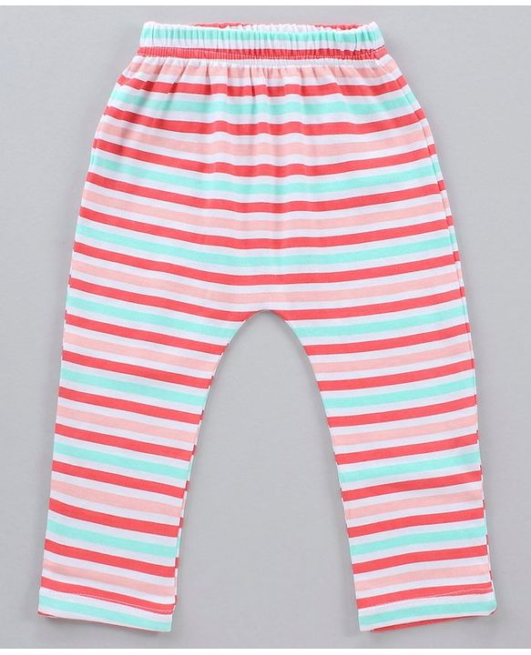 Babyhug Full Length Knitted Diaper Pants Multiptint Pack of 5 - Multicolor