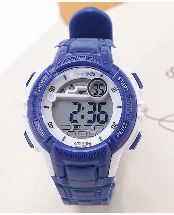 Pine Kids Digital Watch Free Size - Blue