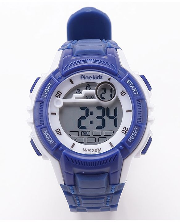 Pine Kids Digital Watch Free Size - Blue