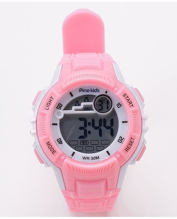 Pine Kids Digital Watch Free Size - Pink
