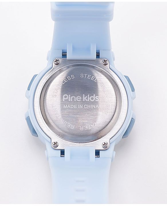 Pine Kids Free Size Digital Watch For Boys - Light Blue