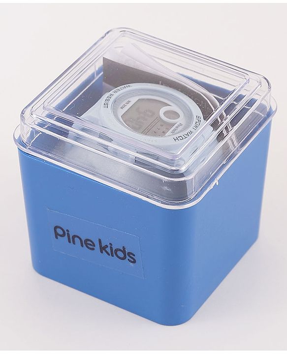 Pine Kids Free Size Digital Watch For Boys - Light Blue