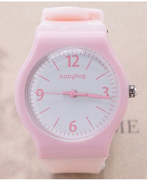 Babyhug Analog Watch Free Size - Light Pink