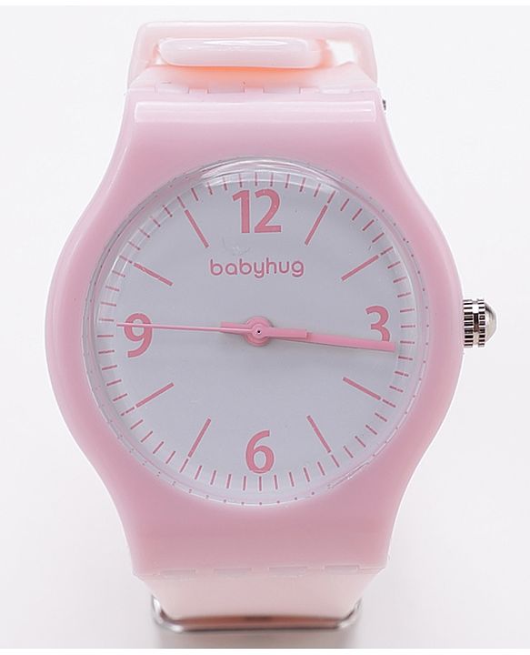 Babyhug Analog Watch Free Size - Light Pink
