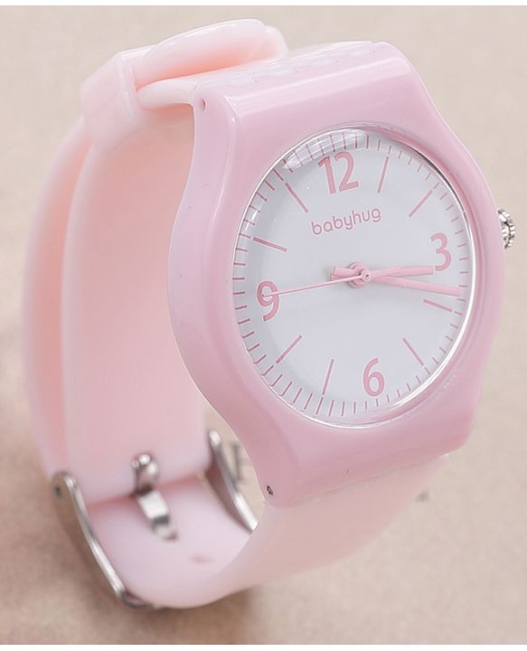 Babyhug Analog Watch Free Size - Light Pink