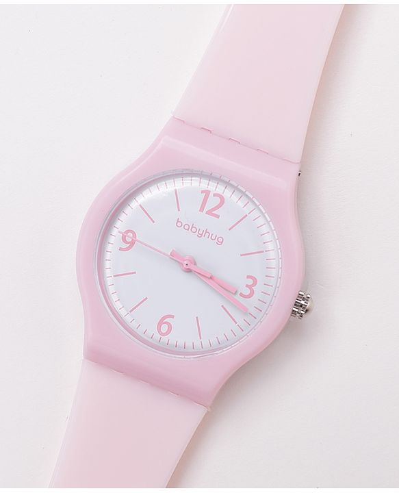 Babyhug Analog Watch Free Size - Light Pink