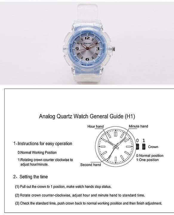 Pine Kids Analog Watch - Light Blue
