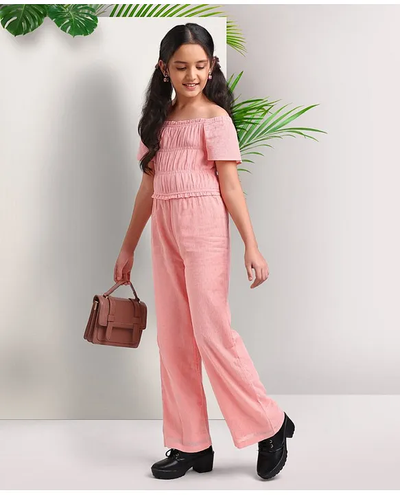 Willow Peony Pink Jumpsuit - OnePeace