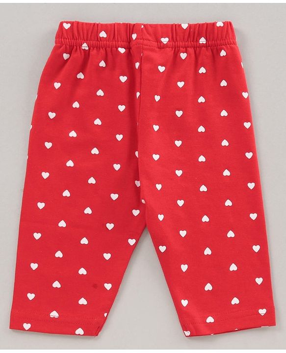 Babyhug Three Fourth Length Lycra Printed Leggings Pack Of 3 - Multicolor