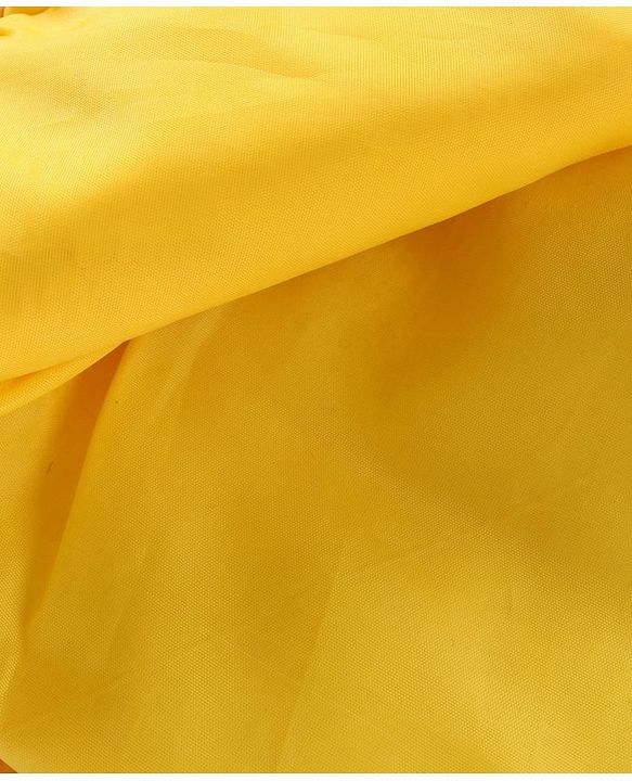 Babyhug Woven Full Sleeves Winter Jacket Solid - Yellow