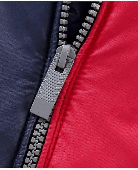 Babyhug Full Sleeves Color Block Bomber Jacket - Multicolor