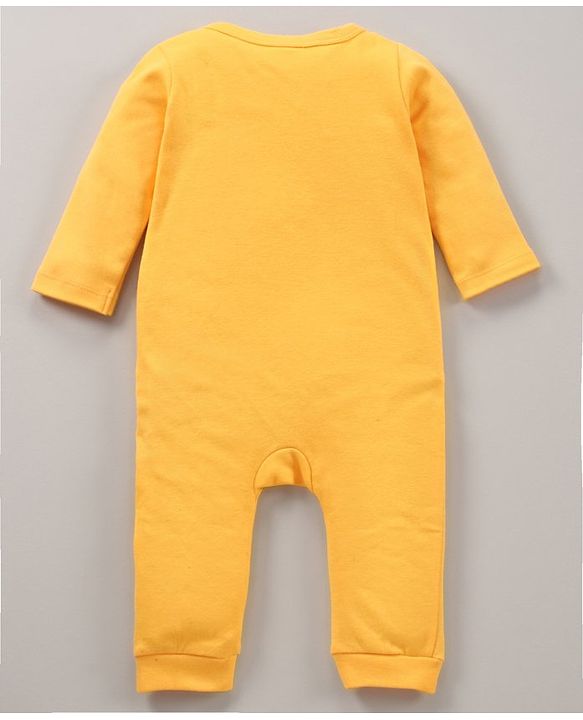 Babyhug 100% Cotton Knit Full Sleeves Rompers Set Heart & Penguin Print Pack of 2 - Multicolour
