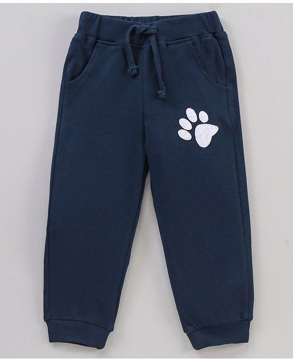 Babyhug Half Sleeves T-Shirt & Hooded Jacket With Joggers Tiger Print - White Orange Blue
