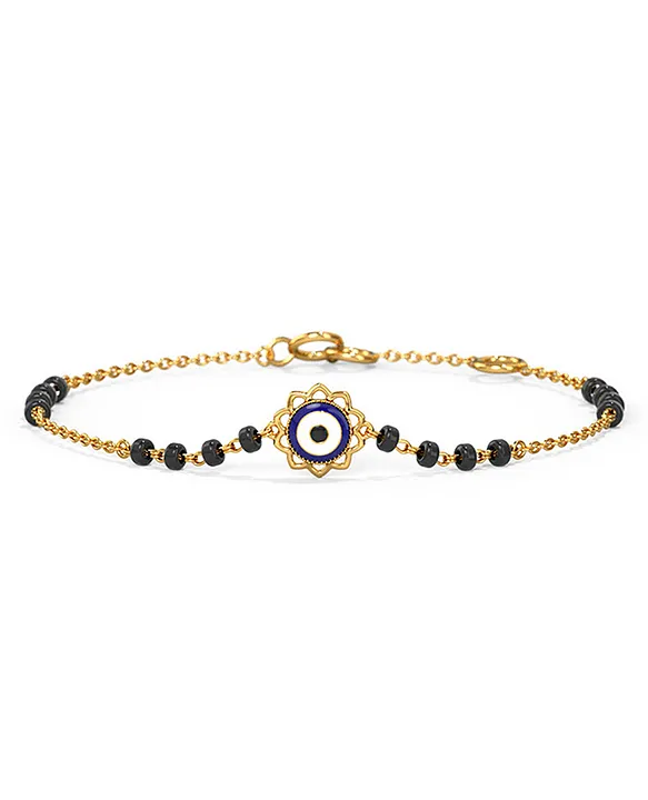 Shop Evil Eye Gemstone Mangalsutra Bracelet Online | CaratLane US