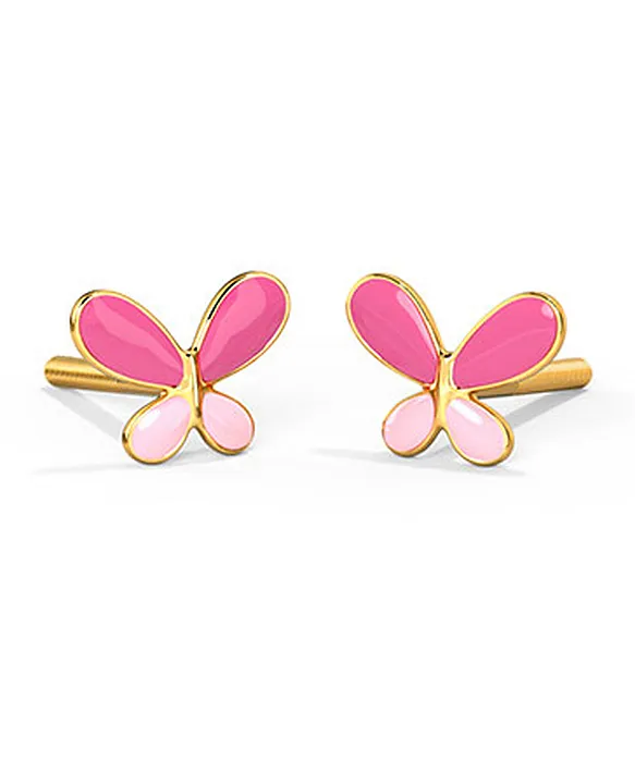 Kids June Birthstone Butterfly Earrings | Children's Earrings | Jewelry &  Watches | Shop The Exchange