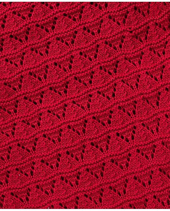 Babyhug Full Sleeves Romper Solid Textured - Red