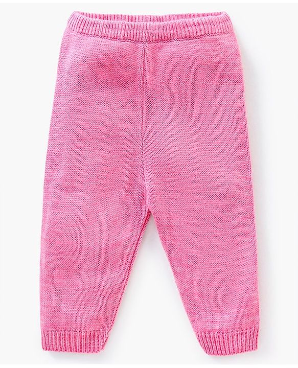 Babyhug Full Sleeves Baby Sweater Set With Cap Bunny Patch- Pink