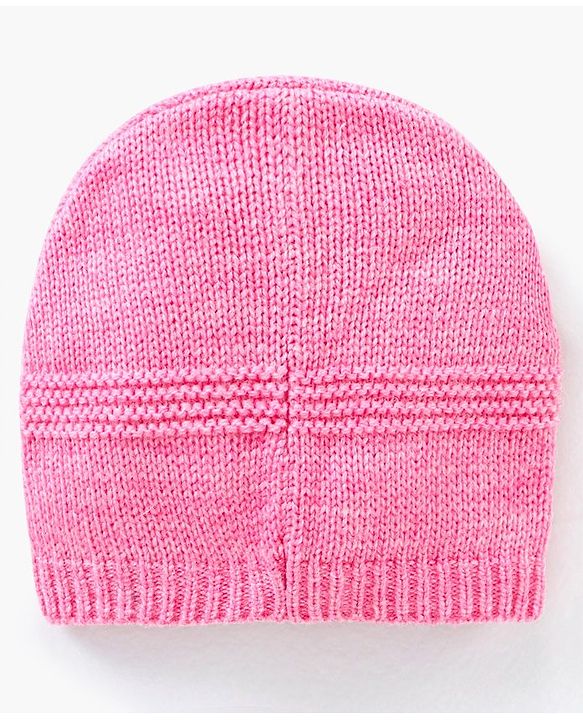 Babyhug Full Sleeves Baby Sweater Set With Cap Bunny Patch- Pink