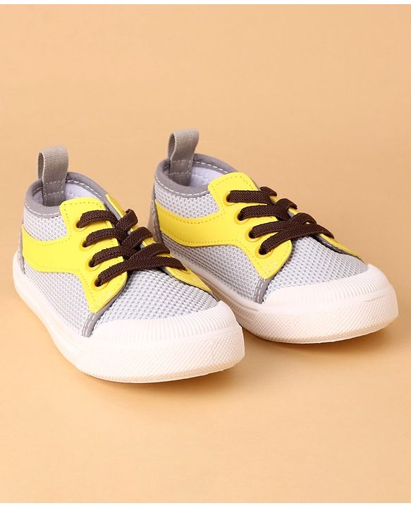 Cute Walk by Babyhug Slip-On Casual Shoes - Grey