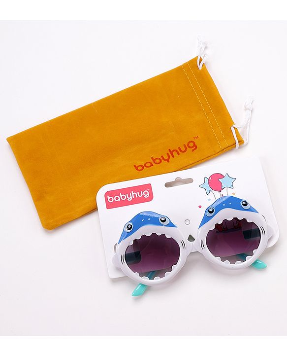Babyhug Shark Shape Sunglasses - Blue
