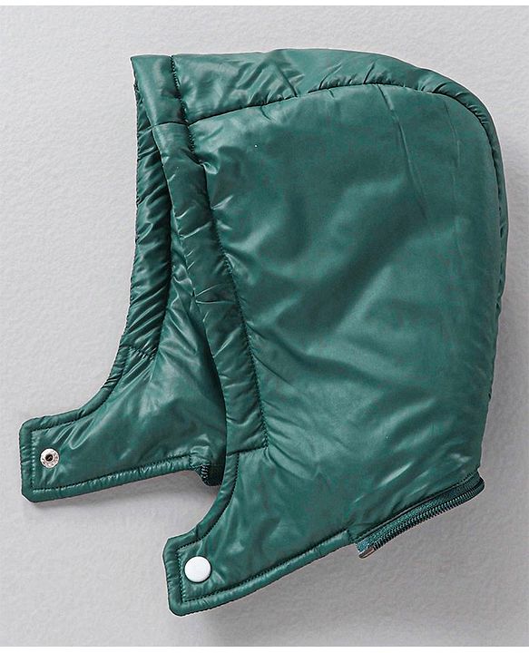 Babyhug Full Sleeves Color Block Hooded Jacket - Multicolor