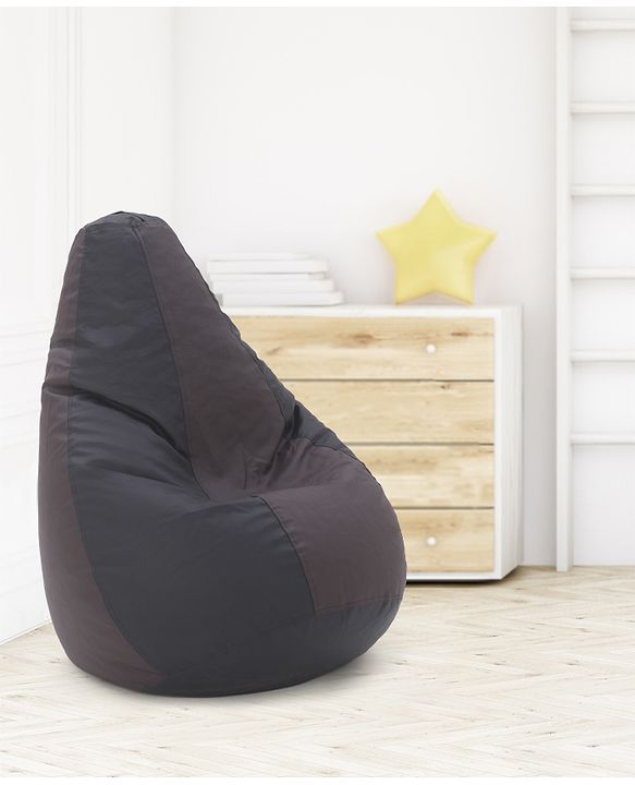 Pine Kids Sofa Bean Bag Without Beans - Dark Brown