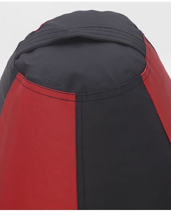 Pine Kids Sofa Bean Bag Without Beans - Red Black