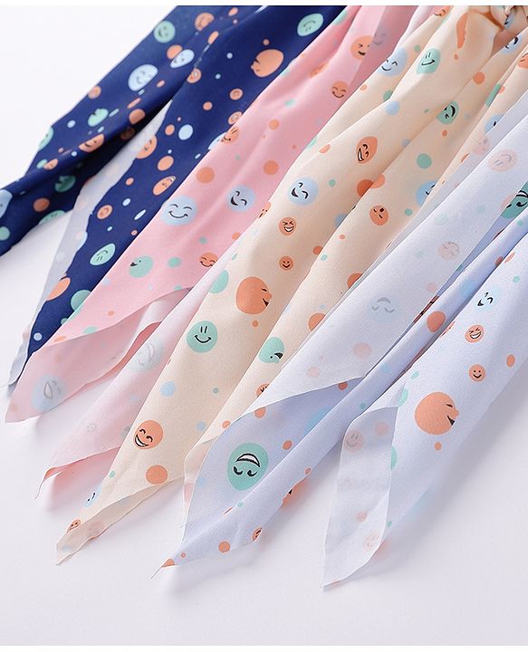 Babyhug Scrunchies Pack of 4 - Multicolour
