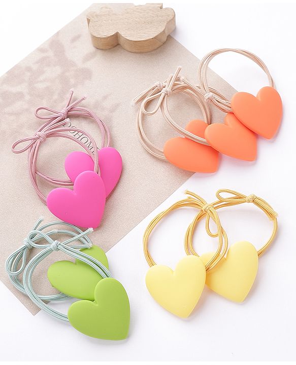 Babyhug Rubber Bands Set of 4 Pairs- Multicolor